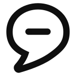 Chat Remove SVG Icon